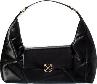 Off-white Jitney Patchwork Leather Shoulder Bag