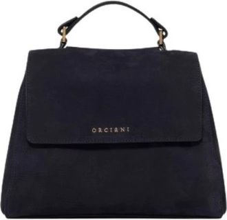 Orciani Sveva Kleine Handtas - Dames - Handtassen - Blauw - ONE Size - Leer - Tassen