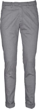 BRIGLIA 1949 Heren, Broeken, Grijs, Maat: W46 Katoen