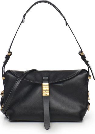 Pinko Saddle Baguette Kleine Schoudertas - Dames - Schoudertassen - Zwart - ONE Size - Katoen - Tassen