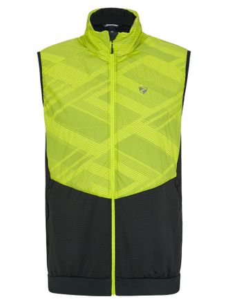 Ziener Funktionsweste ZIENER NAURI, Herren, Gr. 46, schwarz, Obermaterial: 1. 94% Polyester, 6% Elasthan; 2. 100% Polyester; Futter: 100% Polyester; Wattieru