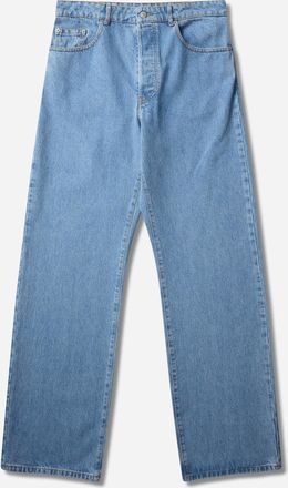 Dries Van Noten Men s Straight Leg Jeans Light Blue