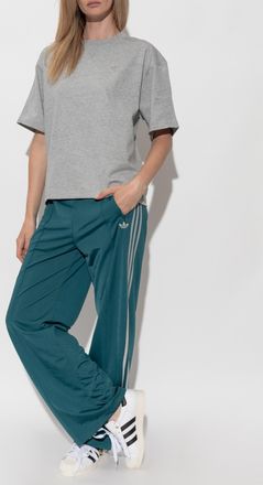 adidas Wide-leg Sweatpants, Womens, Green