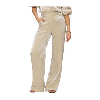 Nukus Nukus - Linsey Pants - Dames - Broeken - Beige - Maat: S Viscose