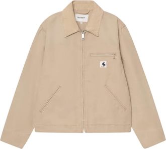 Carhartt Work in Progress Carhartt Wip, Light Jackets, female, Beige, Size: XS W OG Detroit Jacket