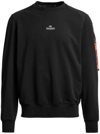 Parajumpers logo-patch sweatshirt - Black