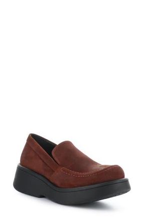 FLY London Maru Platform Loafer in 005 Oxblood Oil Suede at Nordstrom Rack, Size 10-10.5Us / 41Eu