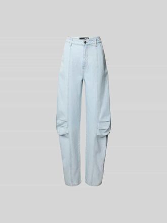 Rotate Loose Fit Jeans aus Bio-Baumwolle in Hellblau, Gr&ouml;&szlig;e 34