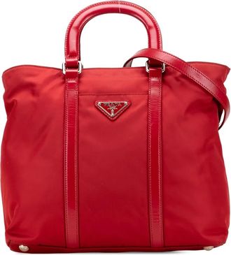 Prada Borsa a tracolla in tessuto 2013-2025 - Rosso