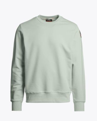 Parajumpers Mens K2 Crew Neck Sweatshirt in Light Grey Cotton - Size X-Large