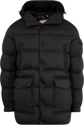 Moncler Bretagne Short Down Jacket - Heren - Gewatteerde jassen - Zwart - 2XL - Nylon - Jassen