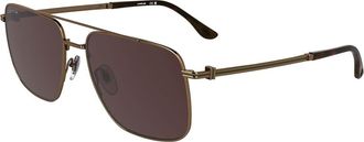 Lacoste L272S 750 Mens Sunglasses Gold Size 58