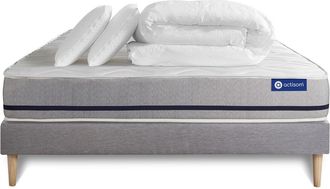 Actisom Pack Colch&oacute;n Gris L&aacute;tex Y Espuma Viscoel&aacute;stica 200 X 200