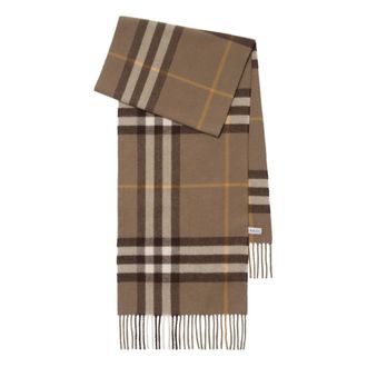 Burberry Accessoires, Heren, Bruin, ONE Size, Vole Giant Chk Scarf