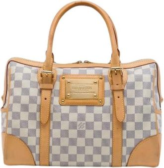 Louis Vuitton Pre-owned Berkeley Handtas - Dames - Vintage Handtas - Wit - ONE Size - Leer - Vintage