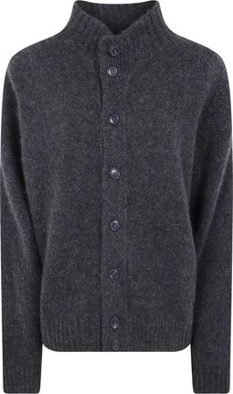 FILIPPO DE LAURENTIIS Jersey de c&aacute;rdigan con cuello redondo - Knitwear - Hombre - Gris - 2XL
