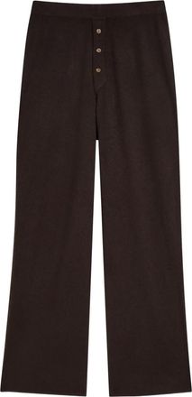 Guest In Residence Pantaloni Everywear a gamba ampia - Marrone