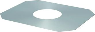 Aco Aco Placa De Soporte Dn100/ 500x620x1,5/ Acero, 0174.43.17