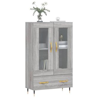 Berkfield Home Highboard Grey Sonoma 69.5x31x115 cm Engineered Wood