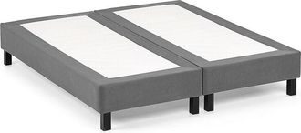 Vente-Unique Set rete letto con giroletto 2 x 90 x 200 cm - SOMNUS di YSM&Eacute;E