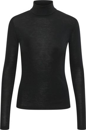 Gestuz Klassieke Wool Rollneck Coltrui - Dames - Coltruien - Zwart - L - Wol - Truien & Vesten