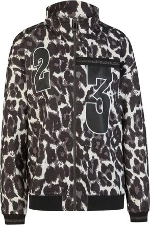 Doris Streich Tricot-stijl Ritshoodie - Heren - Jassen - Zwart - Maat: M Katoen