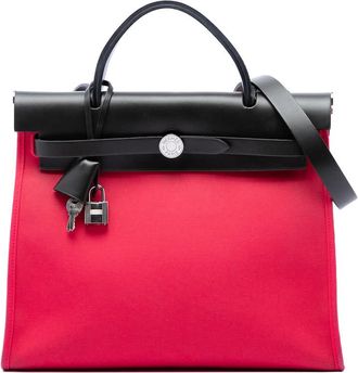 Herm&egrave;s Pre-owned Hermes Toile Herbag Zip 31 Ladies R3R62GLM2JE06P2I