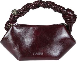 Ganni Bou Mini Deep Shine - - Bags - Donna - Rosso - ONE SIZE