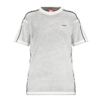 Diesel T-Shirts, female, Gray, Size: 2XS T-Imy T-shirt