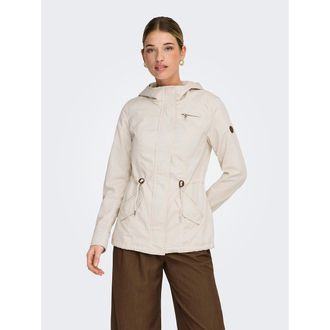 Only Parka met kap, halflang