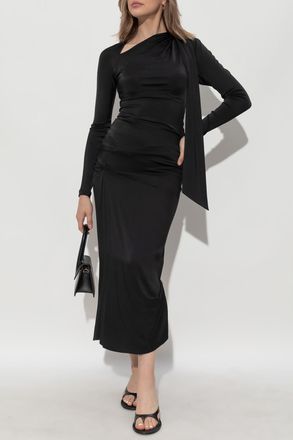 Victoria Beckham Top With Decorative Back Detailing, Womens, Black