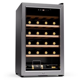 Klarstein Klarstein Shiraz Premium Smart 24 Nevera Para Vino 24 Botellas Temperatura Regulable Iluminaci&oacute;n Led Control Wifi Pantalla T&aacute;ctil