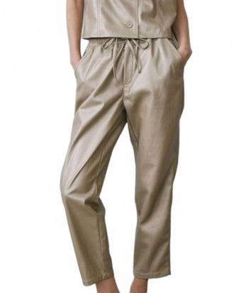 M&eacute;lissa Nepton Jordyn Straight Leg Pants In Moss