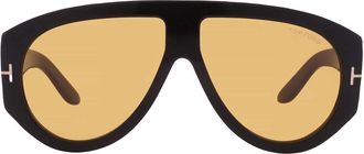 Tom Ford Bronson Brown Pilot Mens Sunglasses FT1044 01E 60