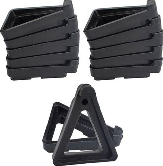 OEM Juego De 24 Soportes Invisibles Para Macetas Triangulares, Aptos Para Uso Interior Y Exterior. Soportes De Terracota Para Macetas Peque&ntilde;as Y Grandes (