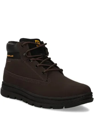 CAT lace-up suede boots - Brown