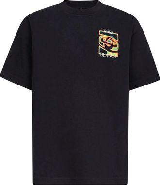 Casablanca Black Logo T-shirt