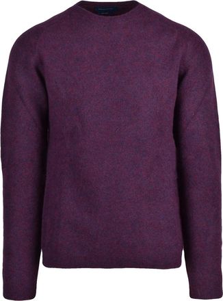 Daniele Fiesoli Crew Neck Pullover In Extrafine Merino Wool Blend