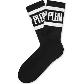 Philipp Plein Ribbed Cuff Socks Men in Black at Nordstrom