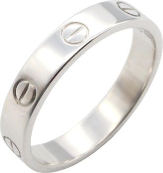 Cartier Silver White Gold (18K) Band Ring (Pre-Owned)