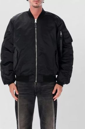 Alpha Industries quilted relaxed-fit padded bomber jacket