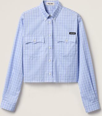Miu Miu Checked shirt