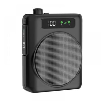 OEM Amplificador Vocal Port&aacute;til - Altavoz Con Micr&oacute;fono De Solapa - Compartimento De Carga Integrado - Para Profesores Gu&iacute;as Y Formadores - 1 Unidad