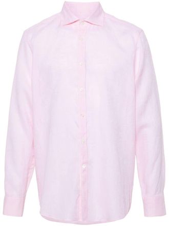 Canali Camicia con colletto ampio - Rosa