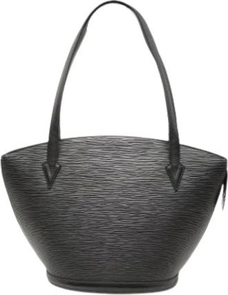Louis Vuitton Pre-owned Saint Jacques GM Schoudertas - Dames - Vintage Schoudertas - Zwart - ONE Size - Leer - Vintage