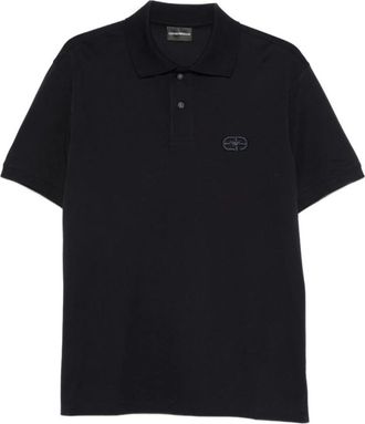 Emporio Armani Logo Polo Shirt - Heren - Polos - Blauw - 3XL - Tops
