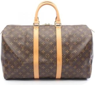 Louis Vuitton Vintage, unisex, Bruin, ONE Size, Pre-owned Weekendtas