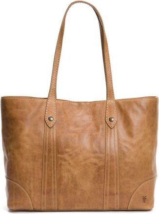Frye Melissa Leather Shopper in Beige at Nordstrom
