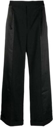 Saint Laurent Mens Flared Tuxedo Pants, Brand Size 46 (Waist Size 30)