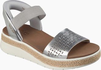 Skechers Womens BOBS Run Ray Womens Sandals - Grey - Size: 6